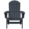 vidaXL Καρέκλα Adirondack Ναυτικό μπλε 74 x 82 x 92 εκ. HDPE