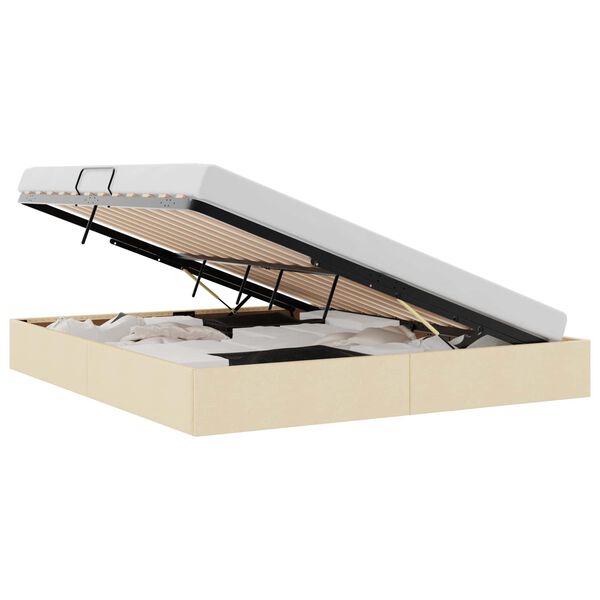 vidaXL &Kappa;&rho;&epsilon;&beta;ά&tau;&iota; &Alpha;&pi;&omicron;&theta;ή&kappa;&eta;&sigmaf; &mu;&epsilon; &kappa;&epsilon;&phi;&alpha;&lambda;ά&rho;&iota; &Kappa;&rho;έ&mu; 180 x 200 cm ύ&phi;&alpha;&sigma;&mu;&alpha;