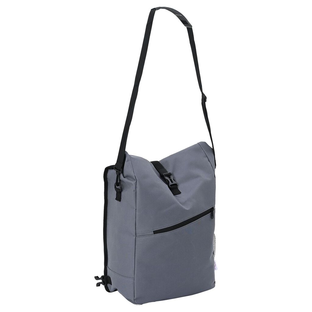 vidaXL Τσάντα Ποδηλάτου για Ράφι 25 L Γκρι 33x16x48 εκ.