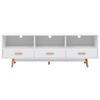vidaXL Έπιπλο Τηλεόρασης Λευκό 160 x 40 x 55 εκ. από MDF
