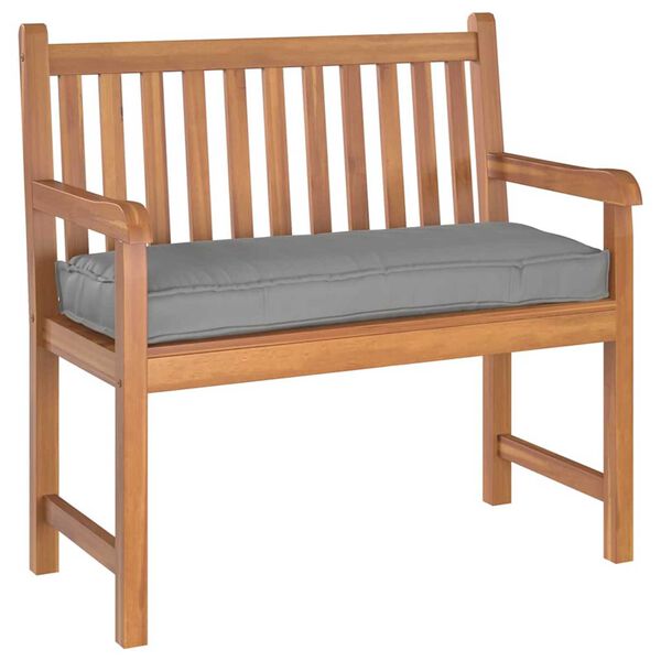 vidaXL Μαξιλάρι παλέτας για πάγκο Γκρι 100 x 40 x 8 εκ Ύφασμα Oxford