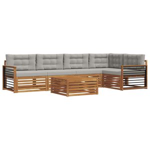 vidaXL &Sigma;&epsilon;&iota;&rho;ά &Kappa;&alpha;&nu;&alpha;&pi;έ &Epsilon;&xi;&omega;&tau;&epsilon;&rho;&iota;&kappa;&omicron;ύ 6 pcs &Phi;&upsilon;&sigma;&iota;&kappa;ό &kappa;&alpha;&iota; &Alpha;&nu;&omicron;&iota;&chi;&tau;ό &Gamma;&kappa;&rho;&iota;