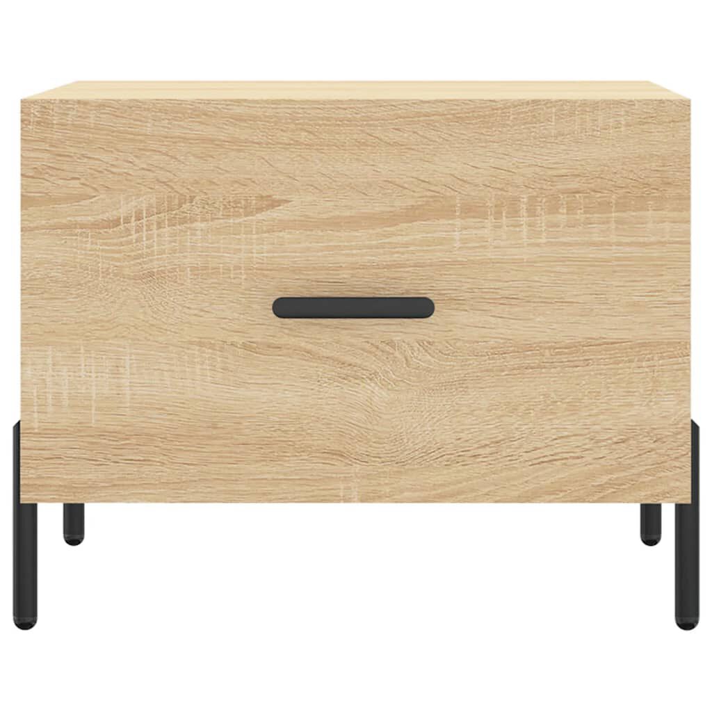 vidaXL Τραπεζάκια Σαλονιού 2 τεμ Sonoma Δρυς 50x50x40 εκ Επεξ. Ξύλο