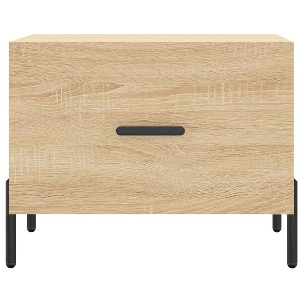 vidaXL Τραπεζάκια Σαλονιού 2 τεμ Sonoma Δρυς 50x50x40 εκ Επεξ. Ξύλο