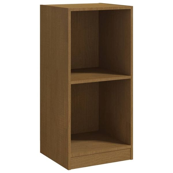 vidaXL Βοηθητικό Ντουλάπι Καφέ Μελί 35,5x33,5x76 εκ. Μασίφ Ξύλο Πεύκου