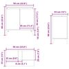 vidaXL Ντουλάπι Νιπτήρα Λευκό 58 x 33 x 60 εκ. από Επεξεργασμένο Ξύλο