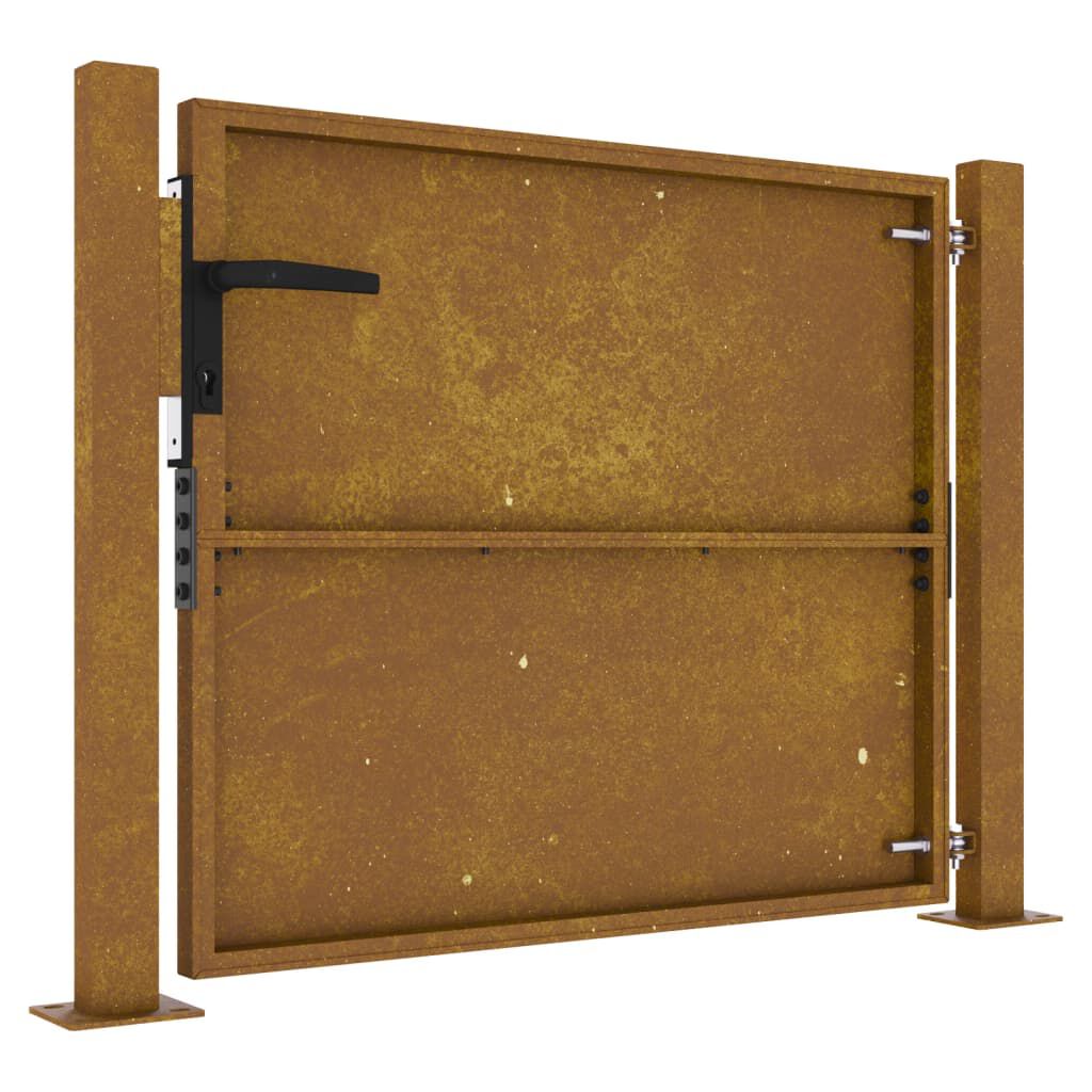 vidaXL Πύλη Κήπου 105 x 105 εκ. από Ατσάλι Corten