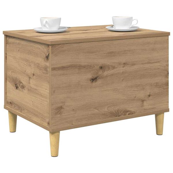 vidaXL Κομοδίνο artisan δρυς 60 x 44.5 x 45 εκ Επεξεργασμένο ξύλο