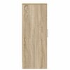vidaXL Παπουτσοθήκη Sonoma Δρυς 32 x 35 x 92 εκ. από Επεξ. Ξύλο