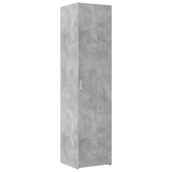 vidaXL Ντουλάπι Γκρι Σκυροδέματος 45x42,5x185 εκ. Επεξεργασμένο Ξύλο