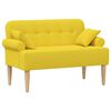 vidaXL Love seat &mu;&epsilon; &kappa;&omicron;&upsilon;&mu;&pi;&iota;ά &Alpha;&pi;&alpha;&lambda;ό &Kappa;ί&tau;&rho;&iota;&nu;&omicron; 120 x 65 x 79 &epsilon;&kappa; Ύ&phi;&alpha;&sigma;&mu;&alpha;