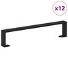 vidaXL &Pi;ό&delta;&iota;&alpha; &Epsilon;&pi;ί&pi;&lambda;&omega;&nu; 12 &tau;&epsilon;&mu;. &Mu;&alpha;ύ&rho;&omicron; 481 x 40,5 x 100 &chi;&iota;&lambda; &Sigma;ί&delta;&epsilon;&rho;&omicron;