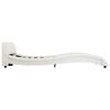 vidaXL Πλαίσιο Κρεβατιού Λευκό 140 x 200 εκ. από Συνθετικό Δέρμα