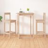 vidaXL Καρέκλες Μπαρ 2 τεμ. 40x41,5x112 εκ. Μασίφ Ξύλο Πεύκου