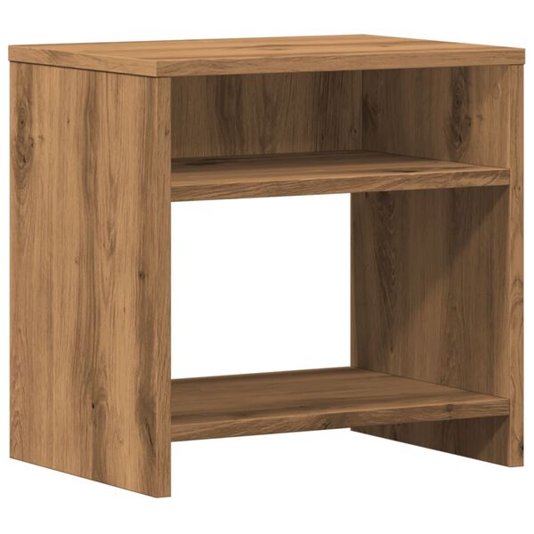 vidaXL Κομοδίνα 2 τεμ. Αρτισιανή Δρυς 40x30x40 εκ. από Επεξεργ. Ξύλο