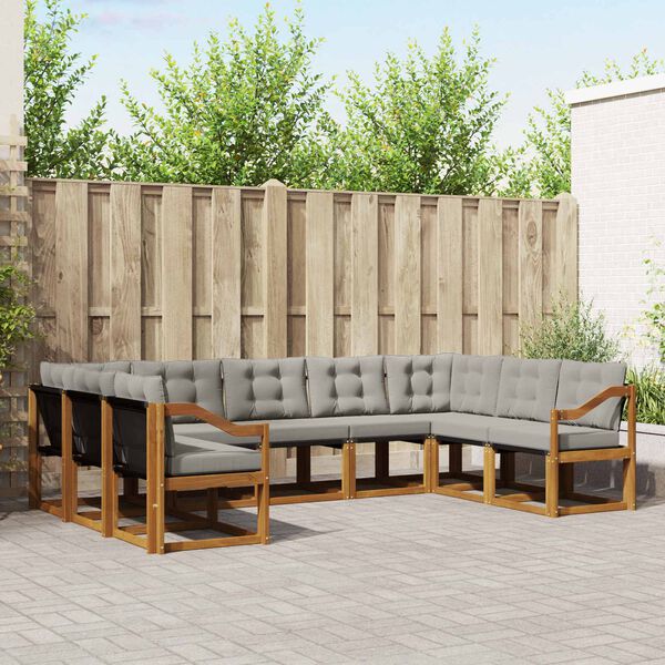 vidaXL &Sigma;&epsilon;&iota;&rho;ά &Kappa;&alpha;&nu;&alpha;&pi;έ &Epsilon;&xi;&omega;&tau;&epsilon;&rho;&iota;&kappa;&omicron;ύ 9 pcs &Phi;&upsilon;&sigma;&iota;&kappa;ό &kappa;&alpha;&iota; &Alpha;&nu;&omicron;&iota;&chi;&tau;ό &Gamma;&kappa;&rho;&iota;