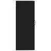 vidaXL Ντουλάπι Κρεμαστό Μαύρο 35 x 34 x 90 εκ. Επεξεργασμένο Ξύλο