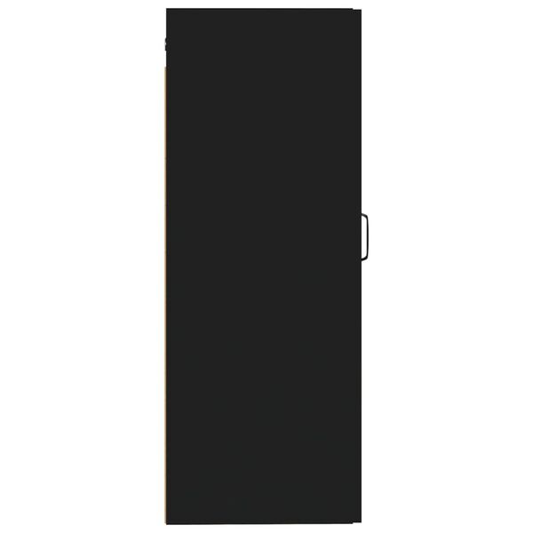 vidaXL Ντουλάπι Κρεμαστό Μαύρο 35 x 34 x 90 εκ. Επεξεργασμένο Ξύλο