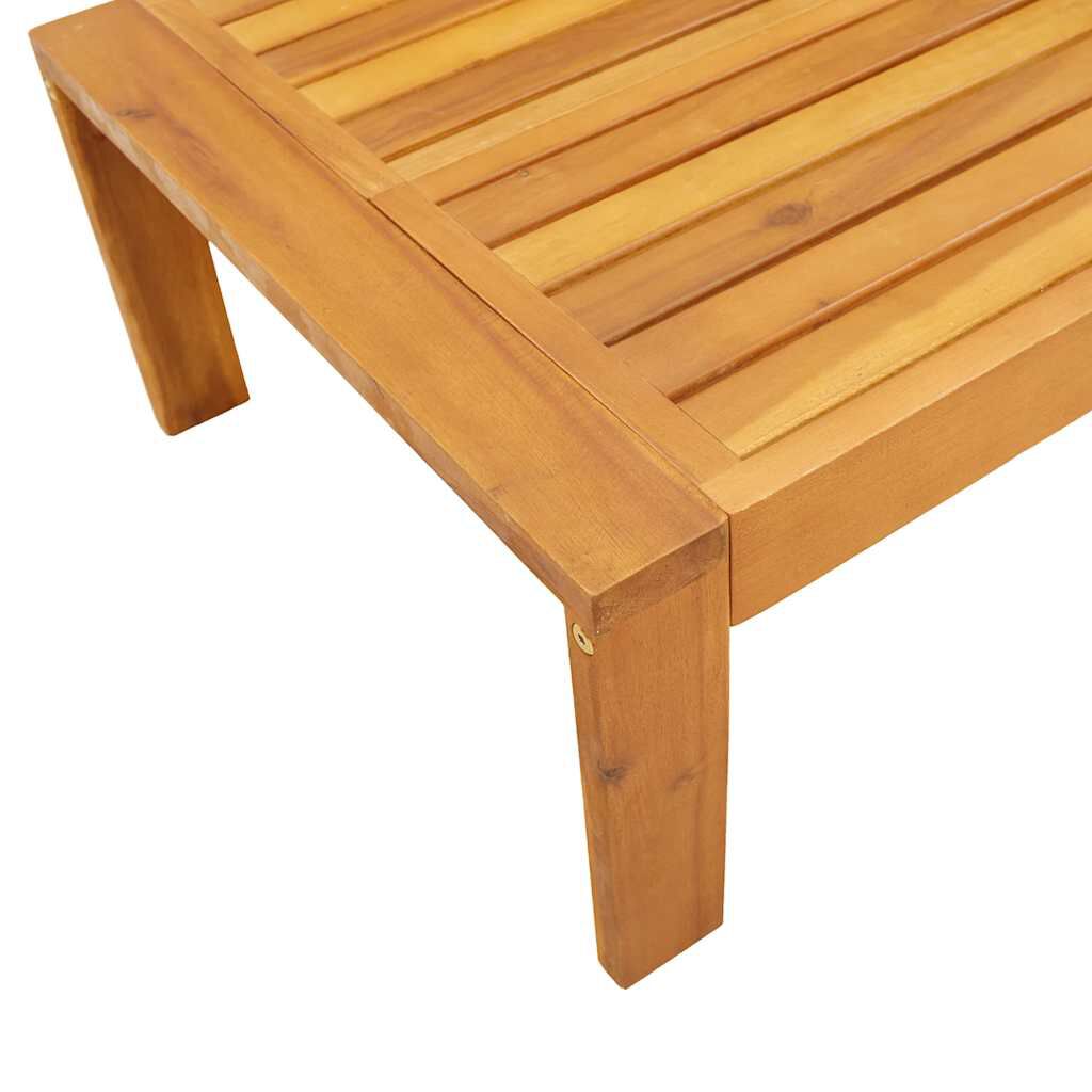 vidaXL Τραπέζι Κήπου 100 x 50 x 27 εκ. από Μασίφ Ξύλο Ακακίας