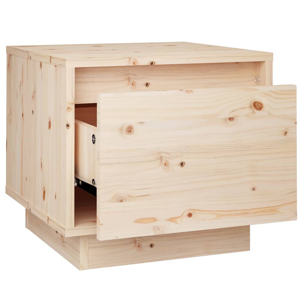 vidaXL Κομοδίνο 35 x 34 x 32 εκ. από Μασίφ Ξύλο Πεύκου