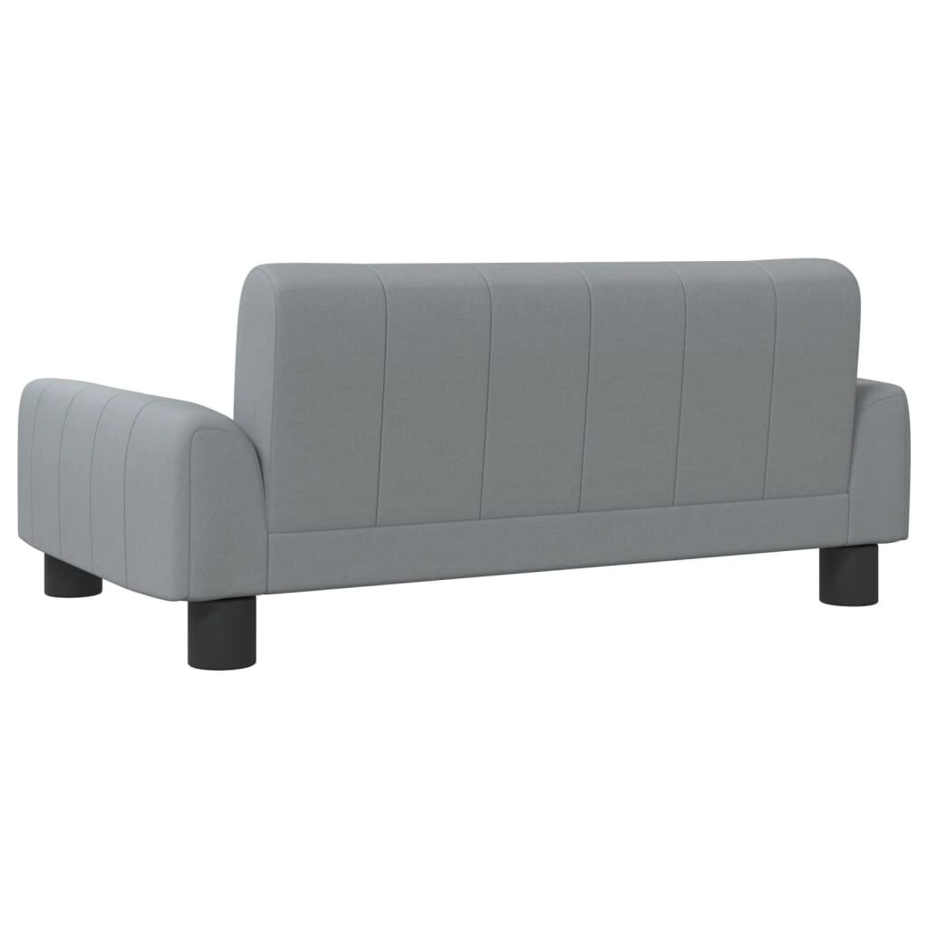vidaXL Καναπές Παιδικός Ανοιχτό Γκρι 70x45x30 εκ. από Ύφασμα