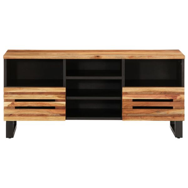 vidaXL Έπιπλο Τηλεόρασης 100x34x46 εκ. από Μασίφ Ξύλο Ακακίας