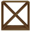 vidaXL Κάβα Κρασιών Μελί 62 x 25 x 62 εκ. από Μασίφ Ξύλο Πεύκου