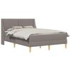 vidaXL &Sigma;&kappa;&epsilon;&lambda;&epsilon;&tau;ό&sigmaf; &kappa;&rho;&epsilon;&beta;&alpha;&tau;&iota;&omicron;ύ &mu;&epsilon; &sigma;&tau;&rho;ώ&mu;&alpha; Taupe 140 x 190 cm &Pi;&omicron;&lambda;&upsilon;&epsilon;&sigma;&tau;έ&rho;&alpha;&sigmaf;
