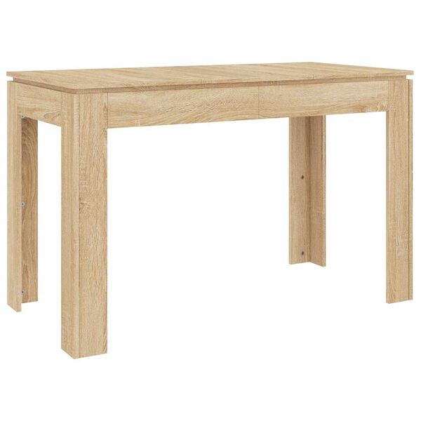 vidaXL Τραπεζαρία Sonoma Δρυς 120 x 60 x 76 εκ. από Επεξ. Ξύλο