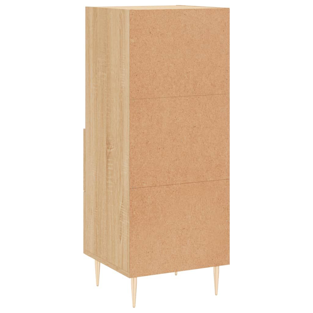 vidaXL Ντουλάπι Sonoma Δρυς 34,5x34x90 εκ. από Επεξεργασμένο Ξύλο