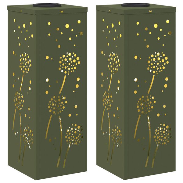 vidaXL &Eta;&lambda;&iota;&alpha;&kappa;ό LED &Phi;&omega;&sigmaf; &Delta;&rho;ό&mu;&omicron;&upsilon; &mu;&epsilon; &phi;ώ&tau;&alpha; &mu;&epsilon; &mu;&pi;&alpha;&tau;&alpha;&rho;ί&alpha; 2 pcs &Epsilon;&lambda;&iota;ά &Pi;&rho;ά&sigma;&iota;&nu;&eta;