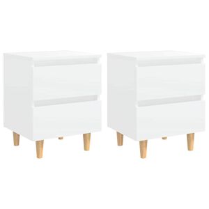 vidaXL &Kappa;&omicron;&mu;&omicron;&delta;ί&nu;&alpha; 2 &tau;&epsilon;&mu;. &Lambda;&epsilon;&upsilon;&kappa;ά 40x35x50&epsilon;&kappa;. &Pi;ό&delta;&iota;&alpha; &alpha;&pi;ό &Mu;&alpha;&sigma;ί&phi; &Xi;ύ&lambda;&omicron; &Pi;&epsilon;ύ&kappa;&omicron;&upsilon;