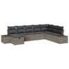vidaXL &Sigma;&epsilon;&tau; &Kappa;&alpha;&nu;&alpha;&pi;έ &Kappa;ή&pi;&omicron;&upsilon; &mu;&epsilon; &mu;&alpha;&xi;&iota;&lambda;ά&rho;&iota; 8 pcs &Gamma;&kappa;&rho;&iota; &sigma;&upsilon;&nu;&theta;&epsilon;&tau;&iota;&kappa;ό &rho;&alpha;&tau;ά&nu;