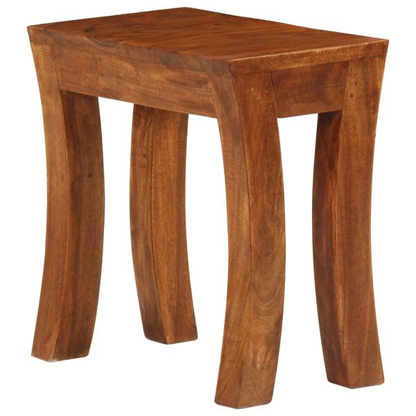 vidaXL Τραπεζάκια Ζιγκόν 3 τεμ. Καφέ 50x35x50 εκ. Μασίφ Ξύλο Ακακίας