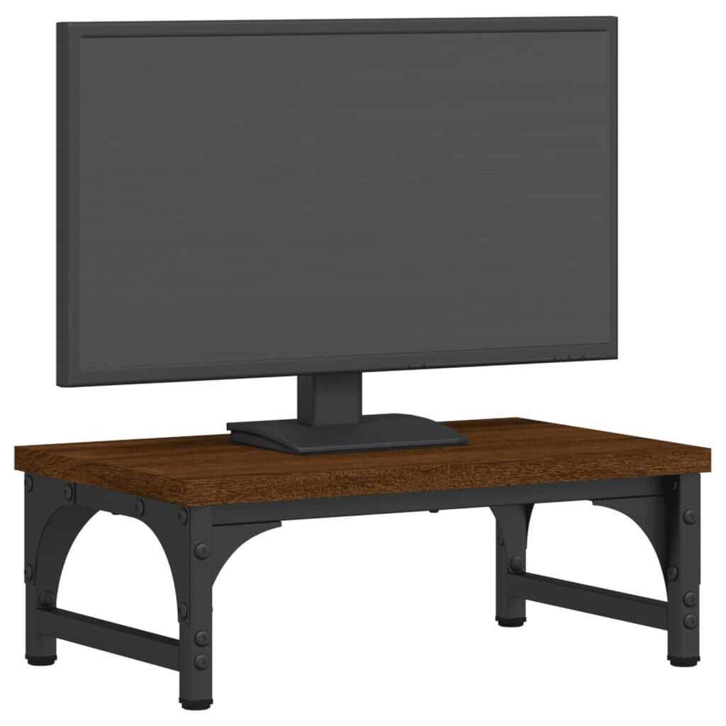 vidaXL Βάση Οθόνης Καφέ Δρυς 37 x 23 x 14 εκ. από Επεξεργασμένο Ξύλο