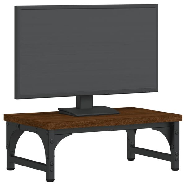 vidaXL Βάση Οθόνης Καφέ Δρυς 37 x 23 x 14 εκ. από Επεξεργασμένο Ξύλο