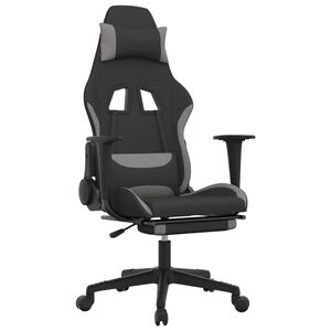 vidaXL &Kappa;&alpha;&rho;έ&kappa;&lambda;&alpha; Gaming &Mu;&alpha;ύ&rho;&eta;/&Alpha;&nu;&omicron;&iota;&chi;&tau;ό &gamma;&kappa;&rho;&iota; Ύ&phi;&alpha;&sigma;&mu;&alpha; &mu;&epsilon; &Upsilon;&pi;&omicron;&pi;ό&delta;&iota;&omicron;