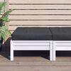 vidaXL Μαξιλάρια Παλέτας Μαυρα 60 x 60 x 6 εκ. από Ύφασμα Oxford