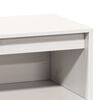 vidaXL Ντουλάπι Ψηλό Λευκό 89x34x116,5 εκ. από Μασίφ Ξύλο Πεύκου