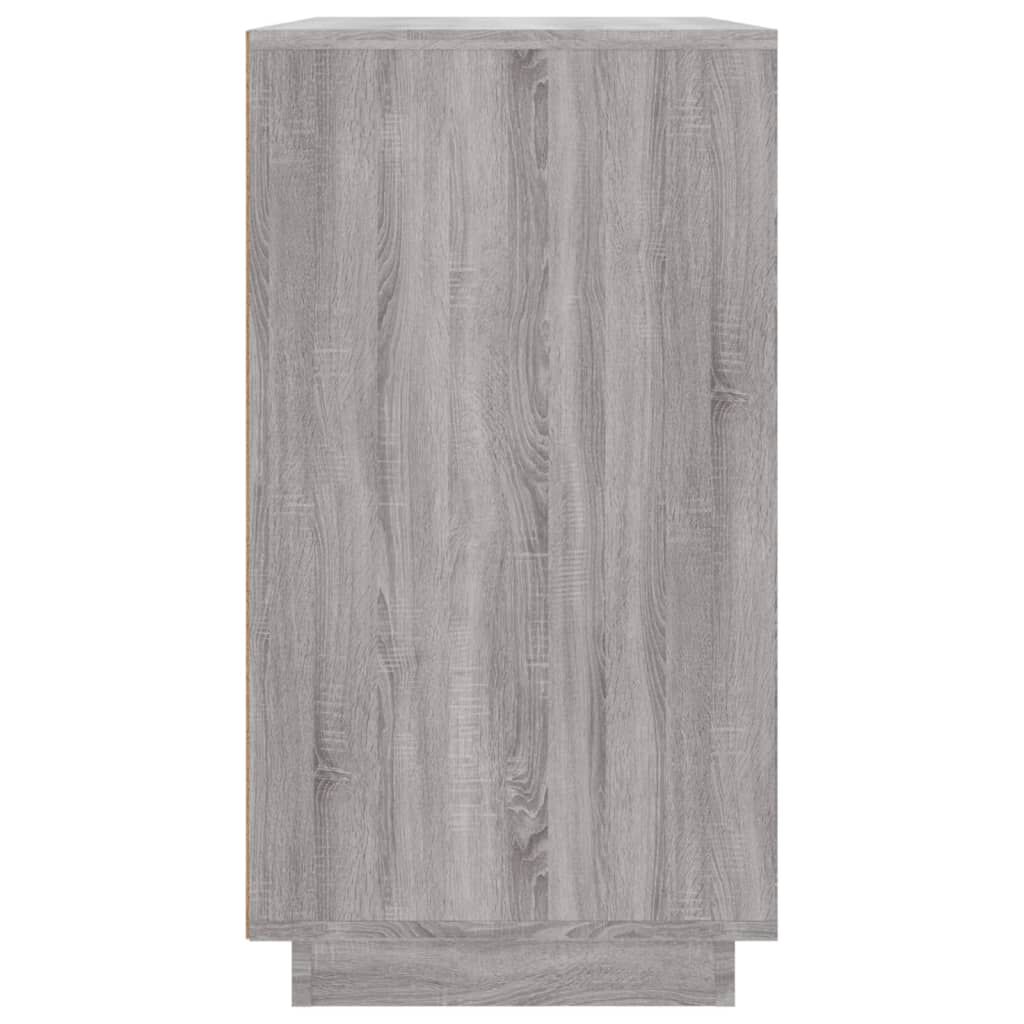 vidaXL Ντουλάπι Γκρι Sonoma 80x34x75 εκ. από Επεξεργασμένο Ξύλο