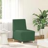 vidaXL Μοναδικός Καναπές χωρίς Χερούλια 2 pcs Τζαγκουάρ Πράσινο