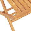 vidaXL Καρέκλες Κήπου Πτυσσόμενες 2 τεμ. 47x47x89 εκ. Μασίφ Ξύλο Teak
