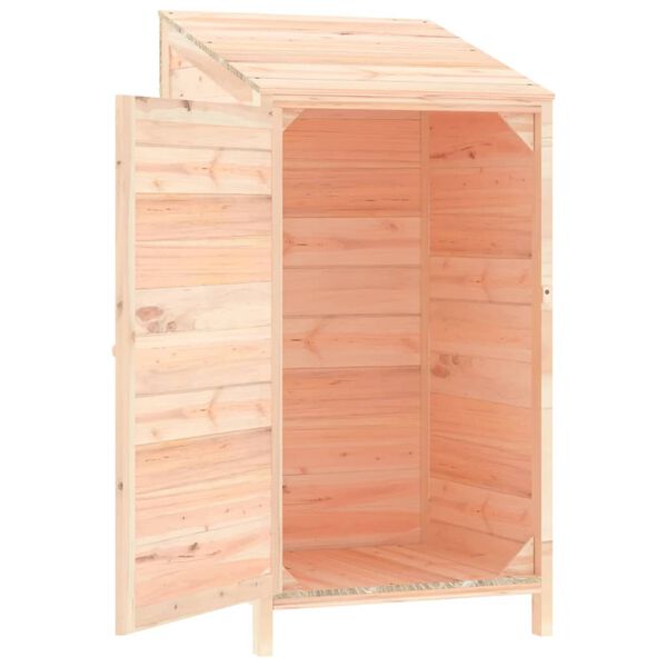 vidaXL Αποθήκη Κήπου 55 x 52 x 112 εκ. από Μασίφ Ξύλο Ελάτης