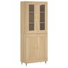 vidaXL &Nu;&tau;&omicron;&upsilon;&lambda;ά&pi;&iota; Sonoma &delta;&rho;&upsilon;&sigmaf; 69,5 x 34 x 180 &epsilon;&kappa;. &alpha;&pi;ό &Epsilon;&pi;&epsilon;&xi;&epsilon;&rho;&gamma;&alpha;&sigma;&mu;έ&nu;&omicron; &Xi;ύ&lambda;&omicron;
