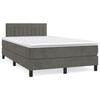 vidaXL &Kappa;&rho;&epsilon;&beta;ά&tau;&iota; Boxspring &mu;&epsilon; &Sigma;&tau;&rho;ώ&mu;&alpha; &Sigma;&kappa;&omicron;ύ&rho;&omicron; &Gamma;&kappa;&rho;&iota; 120x190 &epsilon;&kappa;. &Beta;&epsilon;&lambda;&omicron;ύ&delta;&iota;&nu;&omicron;