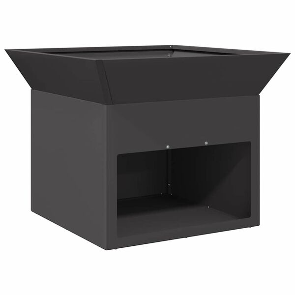 vidaXL Φωτιά Μαύρο 50 x 50 x 40 cm Ατσάλι