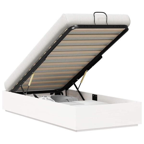 vidaXL &Kappa;&rho;&epsilon;&beta;ά&tau;&iota; &Omicron;&theta;&omega;&mu;&alpha;&nu;&iota;&kappa;&omicron;ύ &Tau;ύ&pi;&omicron;&upsilon; &Lambda;&epsilon;&upsilon;&kappa;ό&sigmaf; 80 x 200 cm &Sigma;&tau;&epsilon;&rho;&epsilon;ό &pi;&epsilon;ύ&kappa;&omicron;