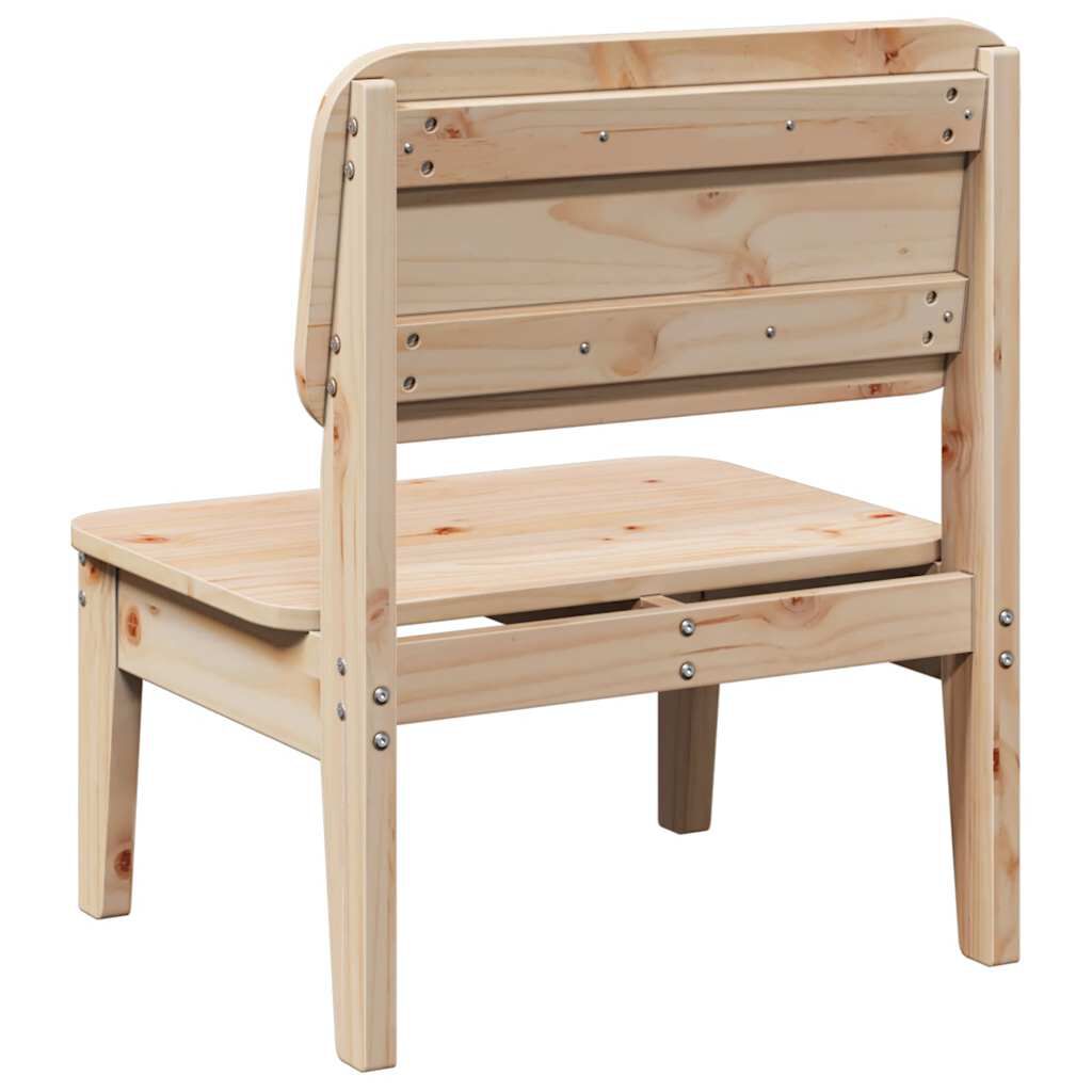 vidaXL Καρέκλες κήπου 2 τεμάχια 60x52,5x72 cm Πεύκο μασίφ ξύλο
