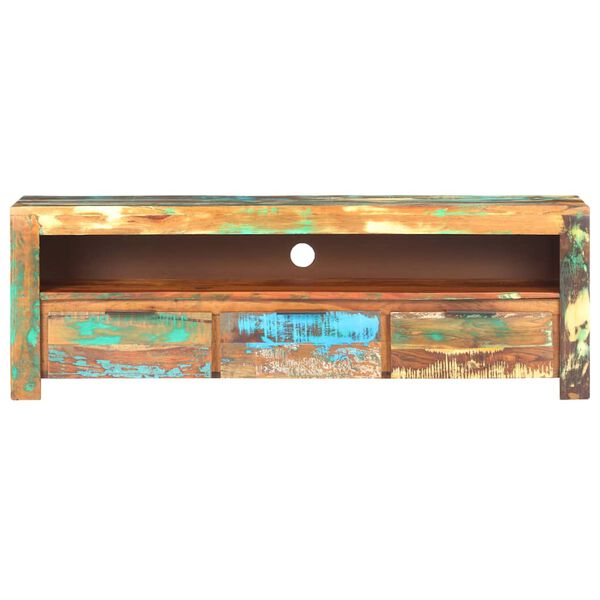 ντουλάπι τηλεόρασης vidaXL 119x30x41 cm Στερεό ανακυκλωμένο ξύλο