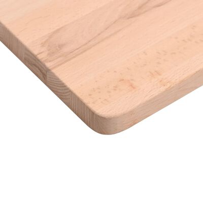 vidaXL Επιφάνεια Εργασίας 80x(36-40)x2,5 εκ. από Μασίφ Ξύλο Οξιάς
